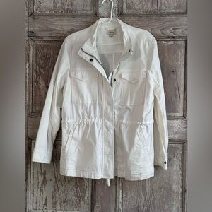 Style & Co. Women's White Utility Jacket